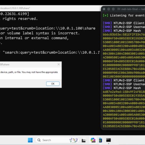 Unpatched Windows Search URI Vulnerability Exposes NTLMv2 Hashes, Raising Security Concerns